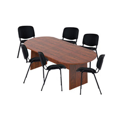 6ft, 8ft, 10ft Racetrack Conference Table and Chair (G11704) Set