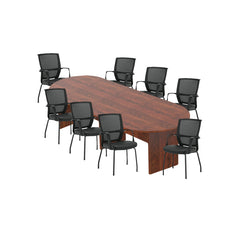 6ft, 8ft, 10ft Racetrack Conference Table and Chair (G13050B) Set