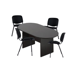 6ft, 8ft, 10ft Racetrack Conference Table and Chair (G11704) Set