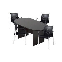 6ft, 8ft, 10ft Racetrack Conference Table and Chair (G11740B) Set
