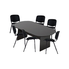 6ft, 8ft, 10ft Racetrack Conference Table and Chair (G11704) Set