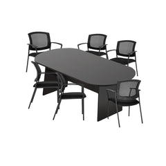 6ft, 8ft, 10ft Racetrack Conference Table and Chair (G2809) Set