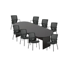 6ft, 8ft, 10ft Racetrack Conference Table and Chair (G13050B) Set