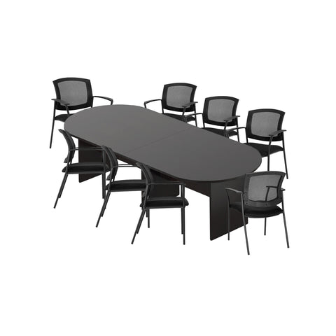 6ft, 8ft, 10ft Racetrack Conference Table and Chair (G2809) Set