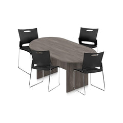 6ft, 8ft, 10ft Racetrack Conference Table and Chair (G11310) Set