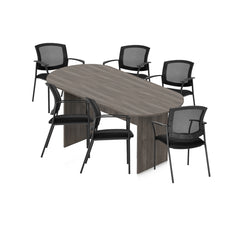 6ft, 8ft, 10ft Racetrack Conference Table and Chair (G2809) Set
