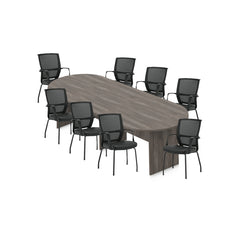 6ft, 8ft, 10ft Racetrack Conference Table and Chair (G13050B) Set