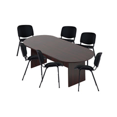 6ft, 8ft, 10ft Racetrack Conference Table and Chair (G11704) Set