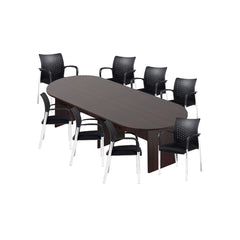 6ft, 8ft, 10ft Racetrack Conference Table and Chair (G11740B) Set