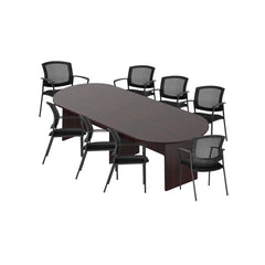 6ft, 8ft, 10ft Racetrack Conference Table and Chair (G2809) Set