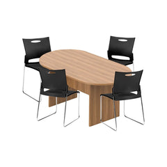 6ft, 8ft, 10ft Racetrack Conference Table and Chair (G11310) Set