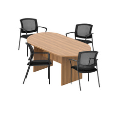 6ft, 8ft, 10ft Racetrack Conference Table and Chair (G2809) Set