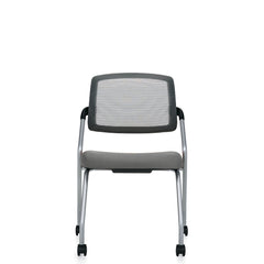 Customized Flip Up Seat Nesting Chair with Casters