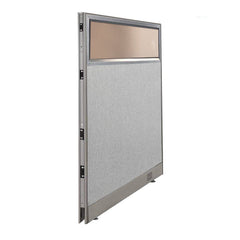 GOF Partial Glass Panel Office Partition<br>30w x 48h - Kainosbuy.com