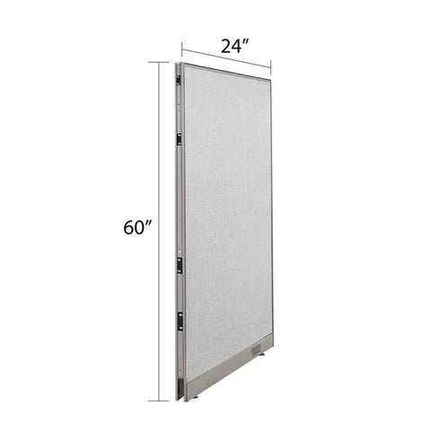 GOF 24”W x 60”H Single Full Fabric Panel