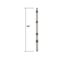 Office Partition X-Post  Connector 48" - Kainosbuy.com