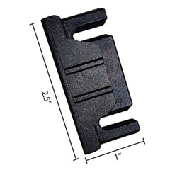 GOF Office Partition Bracket, Latch, Clip <br> Black Hardware - Kainosbuy.com