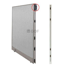 GOF 3 Person Workstation Cubicle (5.5'D  x 19.5'W x 6'H) / Office Partition, Room Divider - Kainosbuy.com