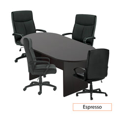 6ft. Racetrack Conference Table with<br> 4 Chairs(G11782B) - Kainosbuy.com