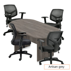 6ft. Racetrack Conference Table with<br>4 Chairs(G11514B) - Kainosbuy.com