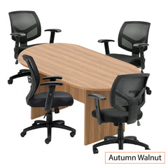 6ft. Racetrack Conference Table with<br>4 Chairs(G11514B) - Kainosbuy.com