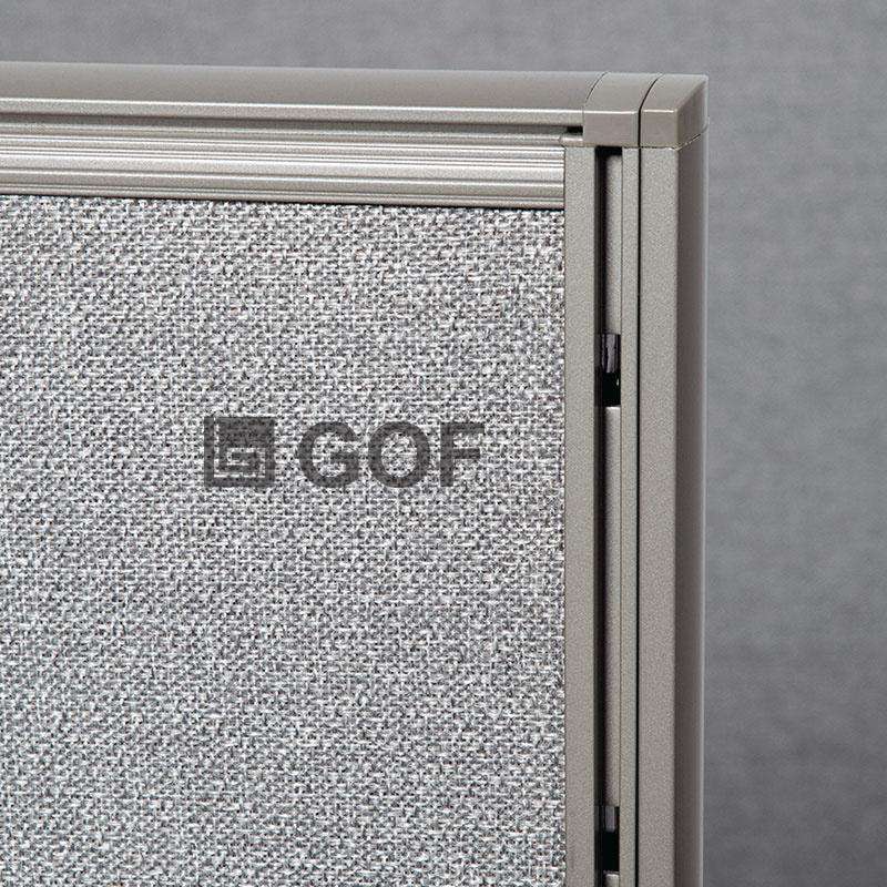 GOF 4 Person Separate Workstation Cubicle (5.5'D x 26'W x 4'H -W) / Office Partition, Room Divider - Kainosbuy.com