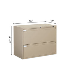 2 Drawer Lateral File (36"W) - Kainosbuy.com