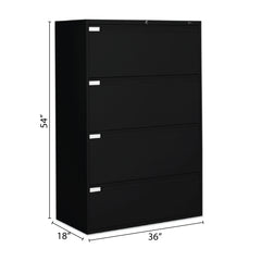 4 Drawer Lateral File (36"W) - Kainosbuy.com