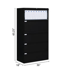 5 Drawer Lateral File (36"W) - Kainosbuy.com