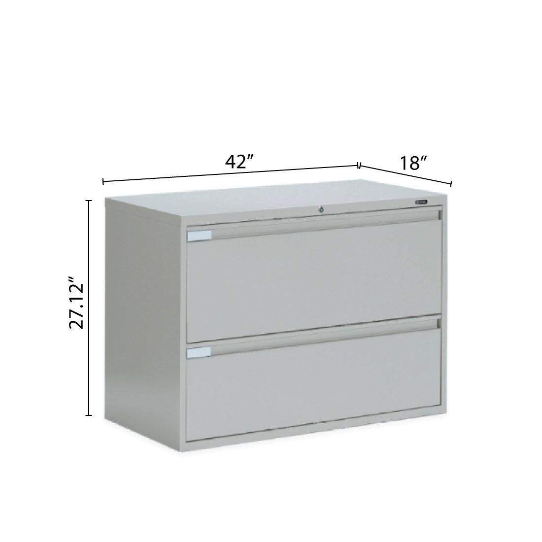 File 42 2 Drawer Lateral File (42