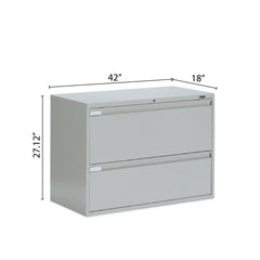 2 Drawer Lateral File (42"W) - Kainosbuy.com