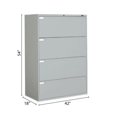 4 Drawer Lateral File (42"W) - Kainosbuy.com