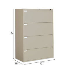 4 Drawer Lateral File (42"W) - Kainosbuy.com