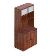 Bookcase with Mixed Storage Unit -Storage Tower - Kainosbuy.com
