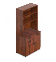 Bookcase with Mixed Storage Unit -Storage Tower - Kainosbuy.com