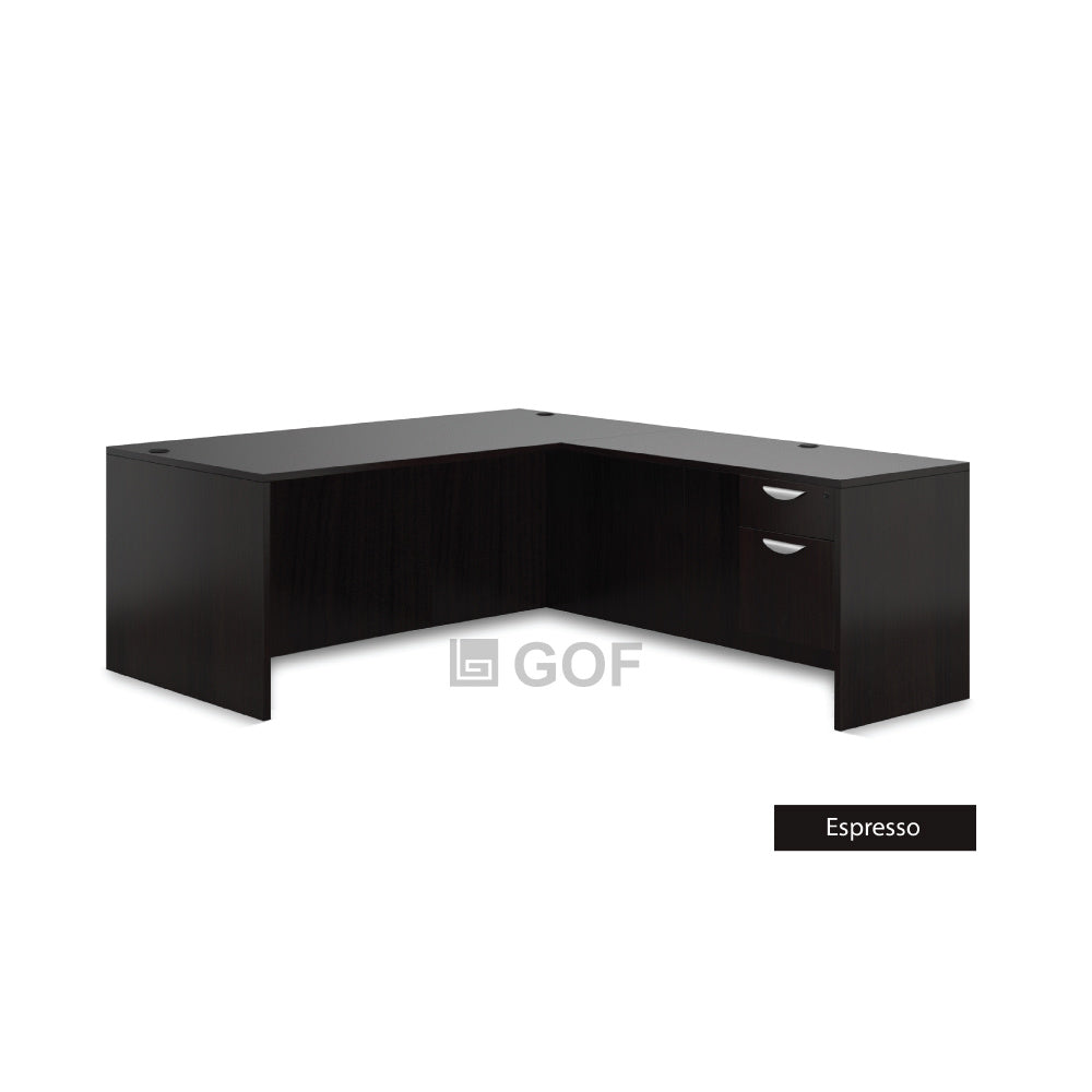 GOF 2 Person Workstation Cubicle (5.5'D x 12'W x 5'H) / Office Partition, Room Divider - Kainosbuy.com