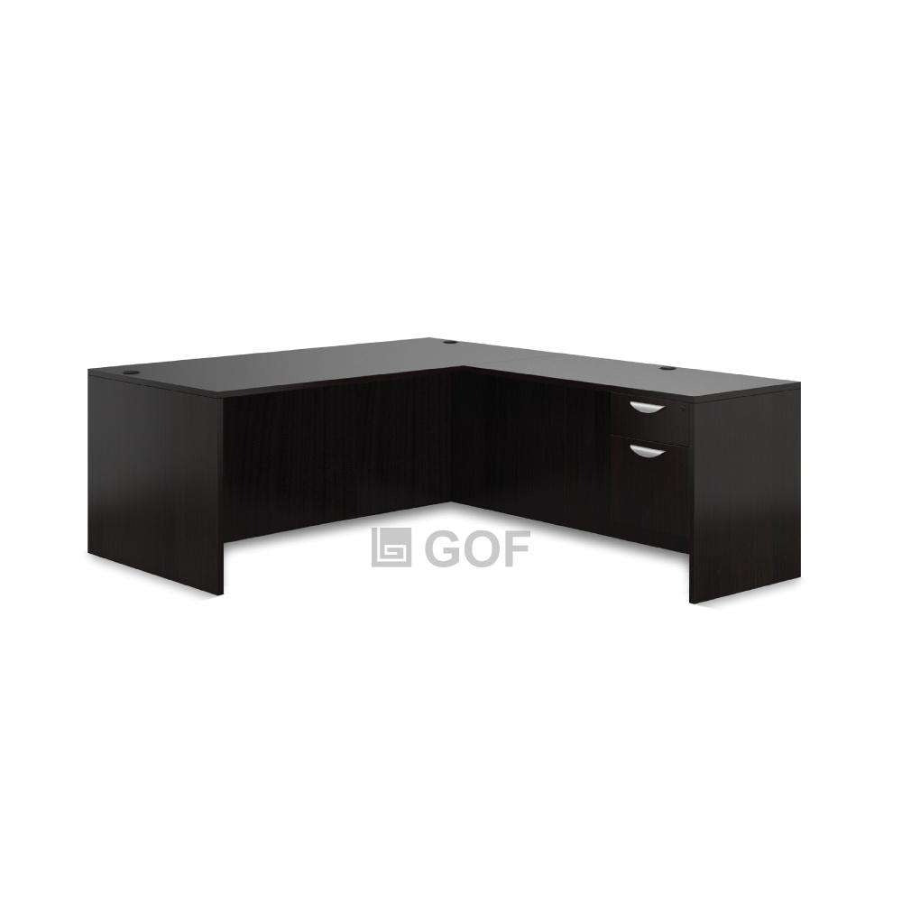 GOF 4 Person Workstation Cubicle (5'D  x 26'W x 5'H) / Office Partition, Room Divider - Kainosbuy.com