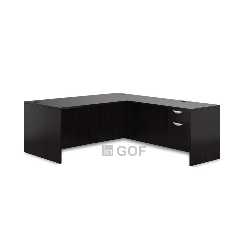 GOF Double 4 Person Separate Workstation Cubicle (10'D x 12'W x 5'H-W) / Office Partition, Room Divider - Kainosbuy.com