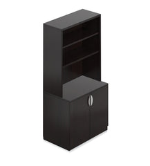 Bookcase with Storage Cabinet -Storage Tower - Kainosbuy.com