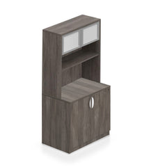 Bookcase with Storage Cabinet -Storage Tower - Kainosbuy.com