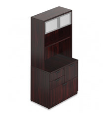 Bookcase with Mixed Storage Unit -Storage Tower - Kainosbuy.com