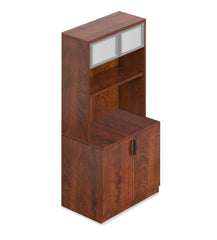 Bookcase with Storage Cabinet -Storage Tower - Kainosbuy.com