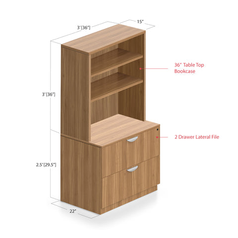 Bookcase with Drawer Storage -Storage Tower Unit - Kainosbuy.com