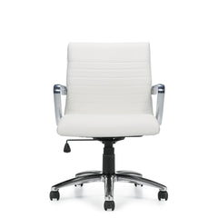 Customized Mid Back Luxhide Tilter Management Chair G11734-5 - Kainosbuy.com