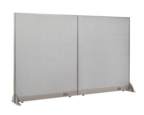 GOF 96"W x 48”/60”/72”H, Straight Line Freestanding Fabric Partition Package