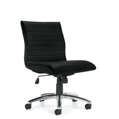 Customized Mid Back Luxhide Tilter Management Chair G11734-5 - Kainosbuy.com