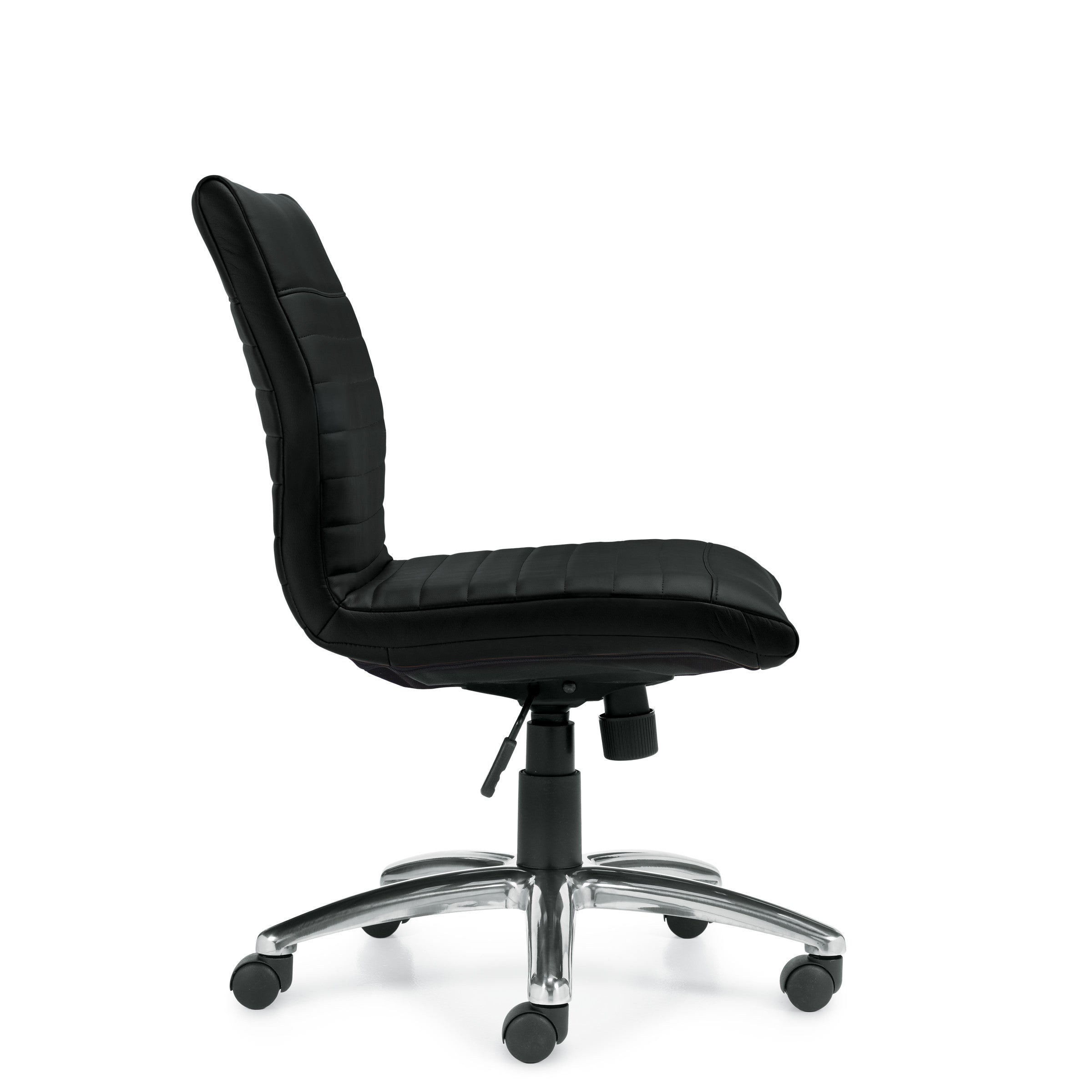 Customized Mid Back Luxhide Tilter Management Chair G11734-5 - Kainosbuy.com