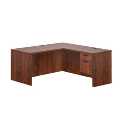 L71B - 6' x 5' L-Shape Workstation (Credenza Shell with Hanging B/F Pedestal)