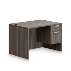 48"x30" Rectangular Desk with Hanging B/F pedestal