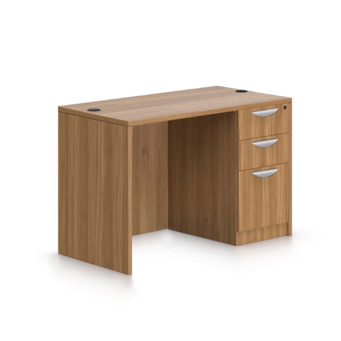 48"x24" Rectangular Desk with B/B/F pedestal - Kainosbuy.com